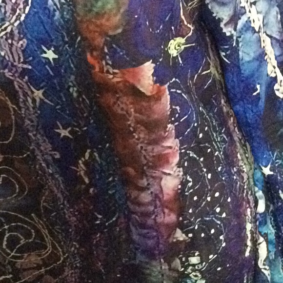 Long sleeve cotton blend dress. XL.  A50 - Picture 3 of 10